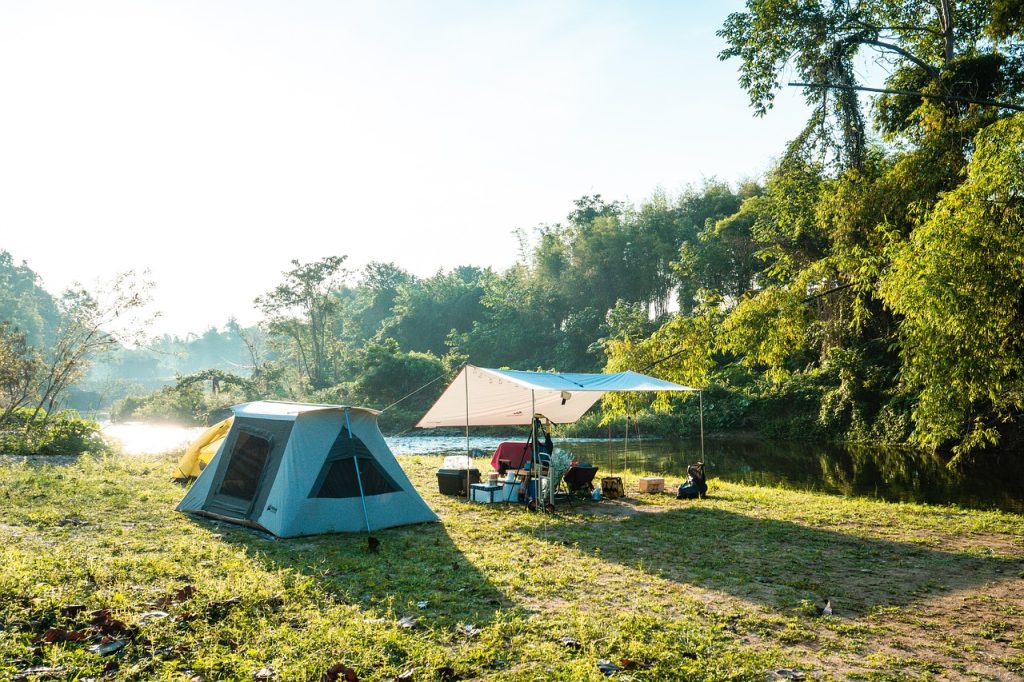 camping en famille